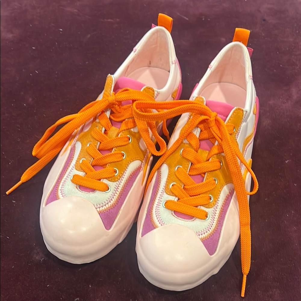 Zimmermann Pink and Orange Sneakers